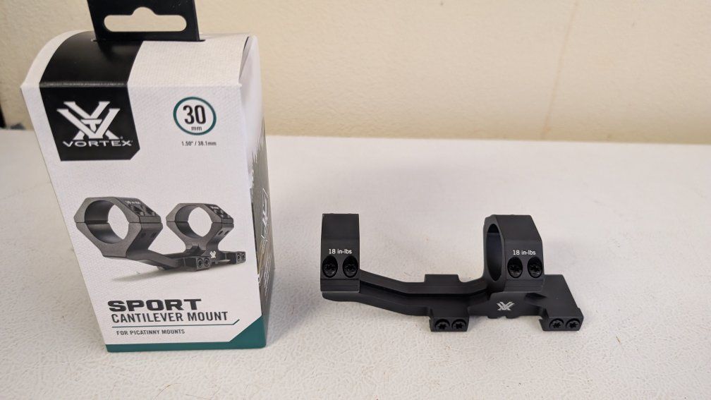 Vortex scope rings cantilever