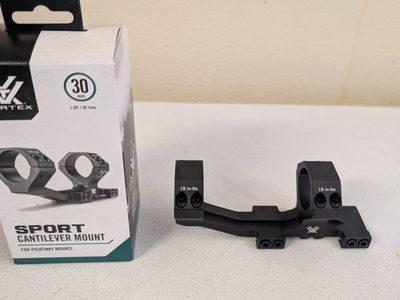Vortex scope rings cantilever