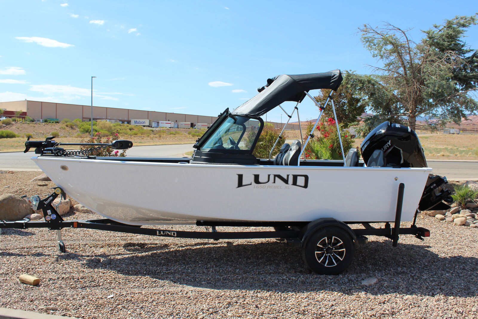 2026 Lund 1650 Rebel XL Sport WhiteOut Package