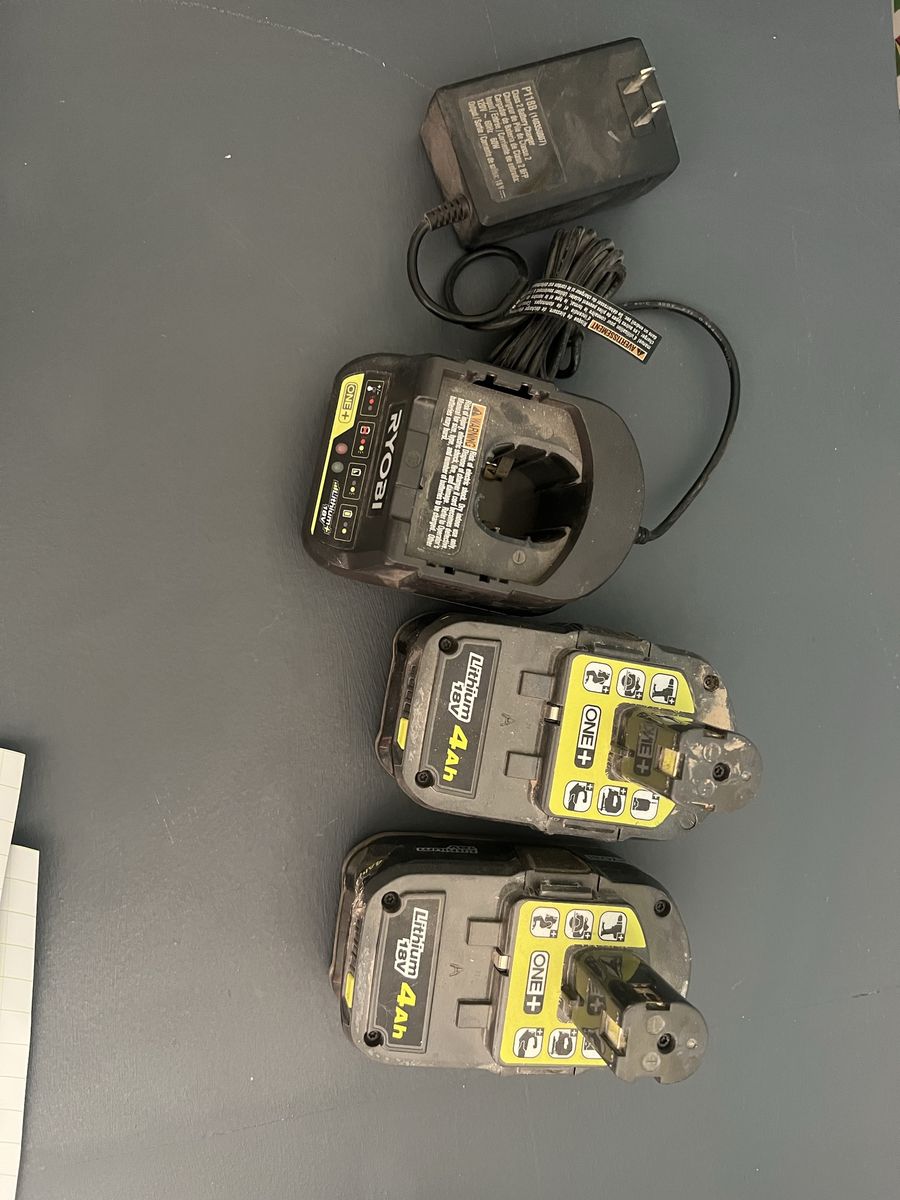 Ryobi 18v batteries