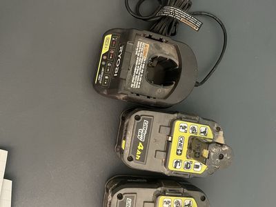 Ryobi 18v batteries