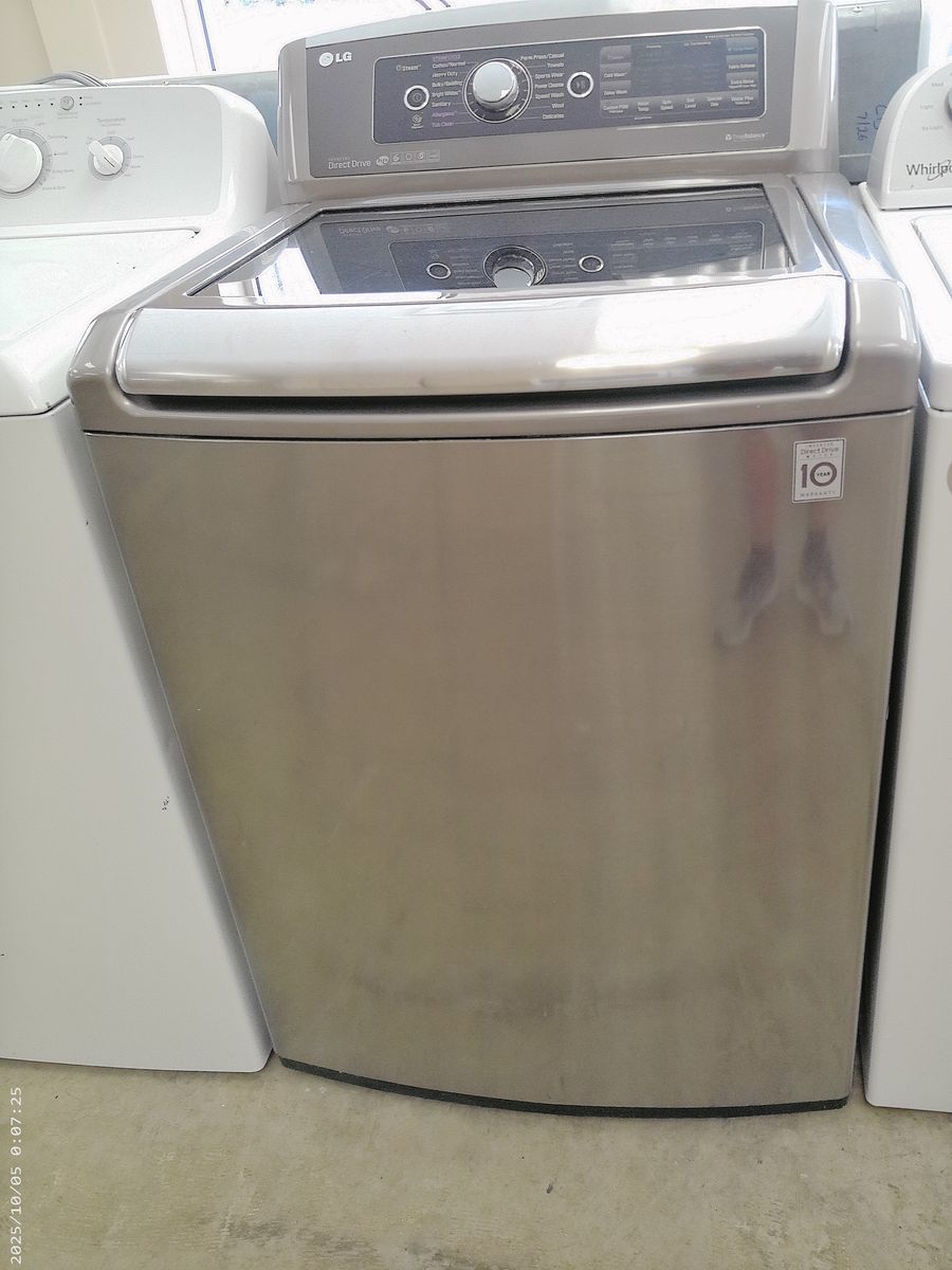 Silver Color LG Top Load Washer~90 Day Guarantee