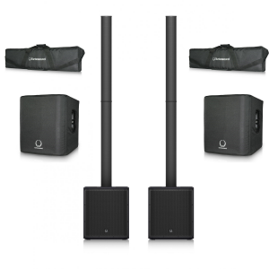 Turbosound iP2000 V2 Pair of Amplified Speakers with/Subs