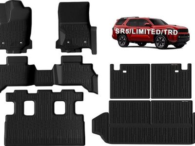 TripleAligners Premium All-Weather Floor Mats & Cargo Set for 2025 Toyota 4Runner