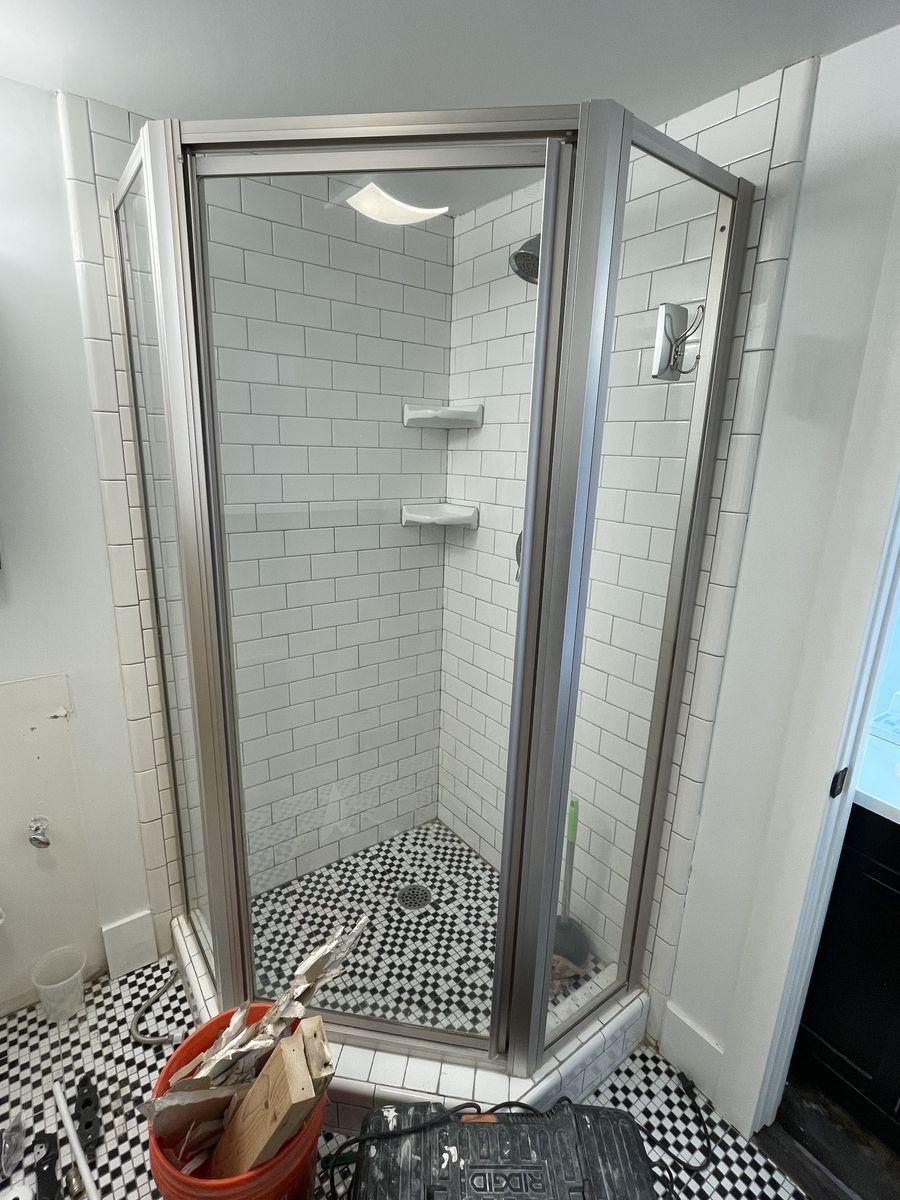 3pc Shower Door Neo Angle