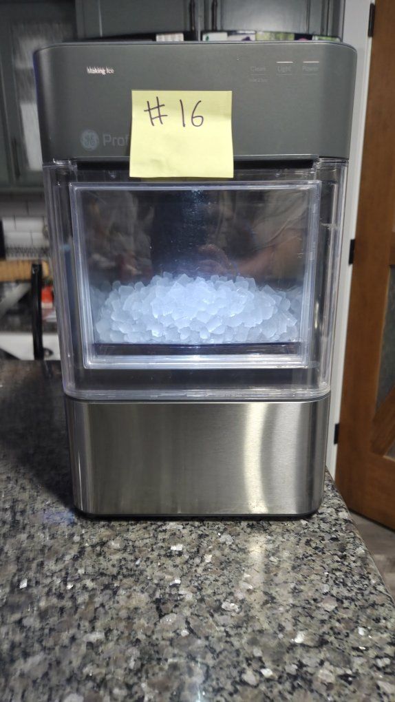GE Profile Opal Countertop Nugget Ice Maker Stainless Steel
