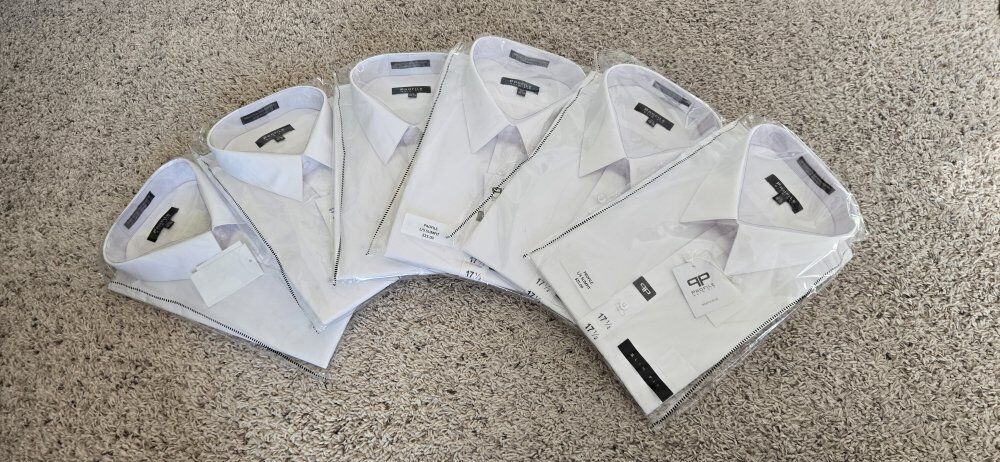 White Dress Shirts (17 1/2")