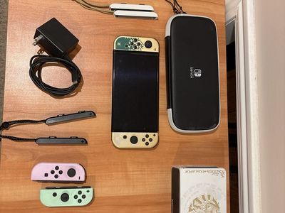 Nintendo Switch OLED Model Legend of Zelda: Tears of the Kingdom Edition Bundle