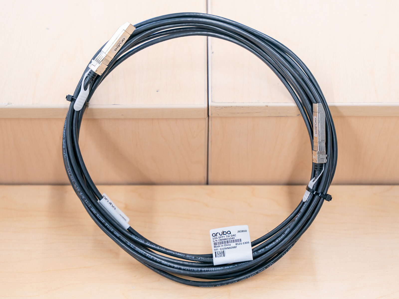 10G SFP+ DAC (7m23ft)  Aruba J9285D