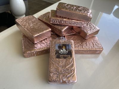 Copper RippLe / Brownie Bars .999 Fine