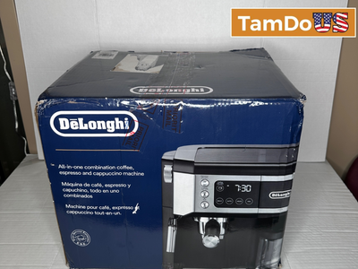 DeLonghi COM530M All-in-One Coffee Espresso Cappuccino Maker Glass Carafe 10 Cup