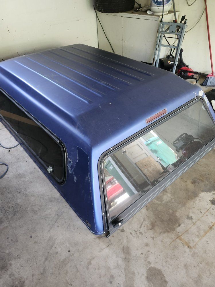 Truck Topper, Camper Shell, Bed Cap - Blue (Good, used)
