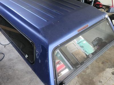 Truck Topper, Camper Shell, Bed Cap - Blue (Good, used)