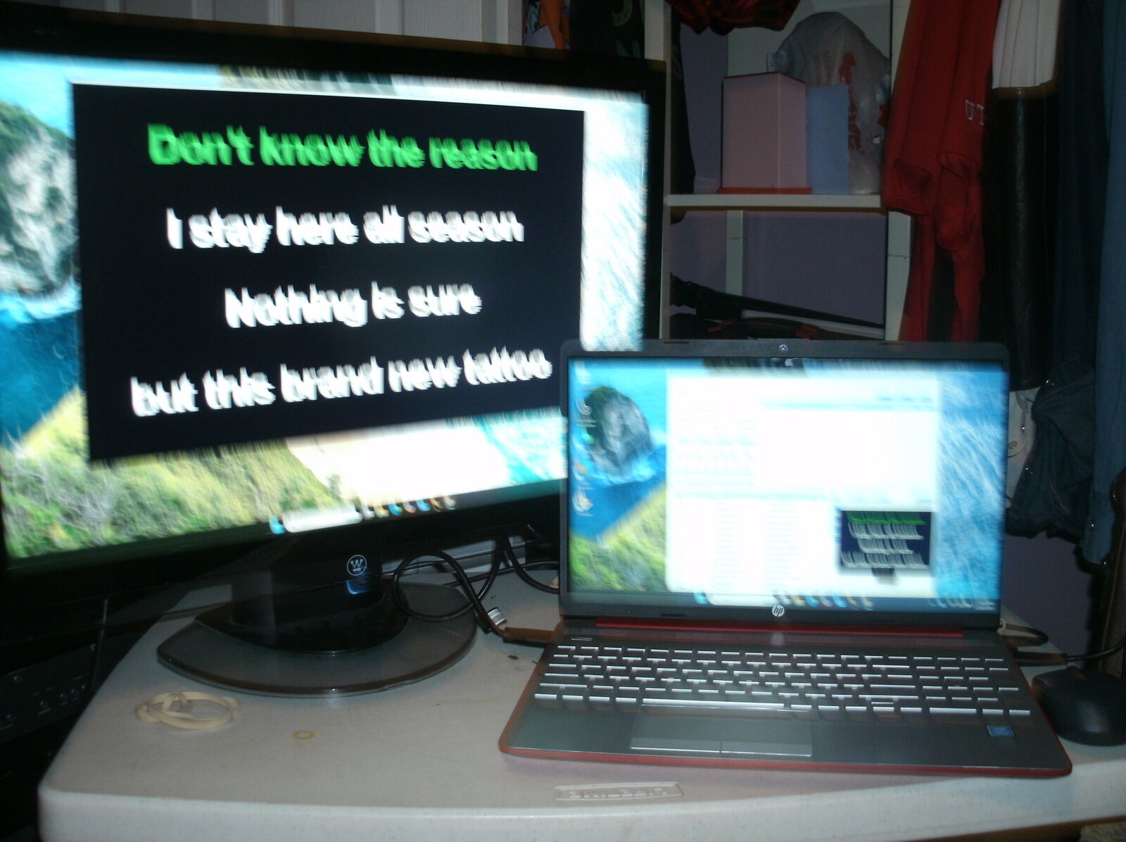 DJ Karaoke Lap Top System