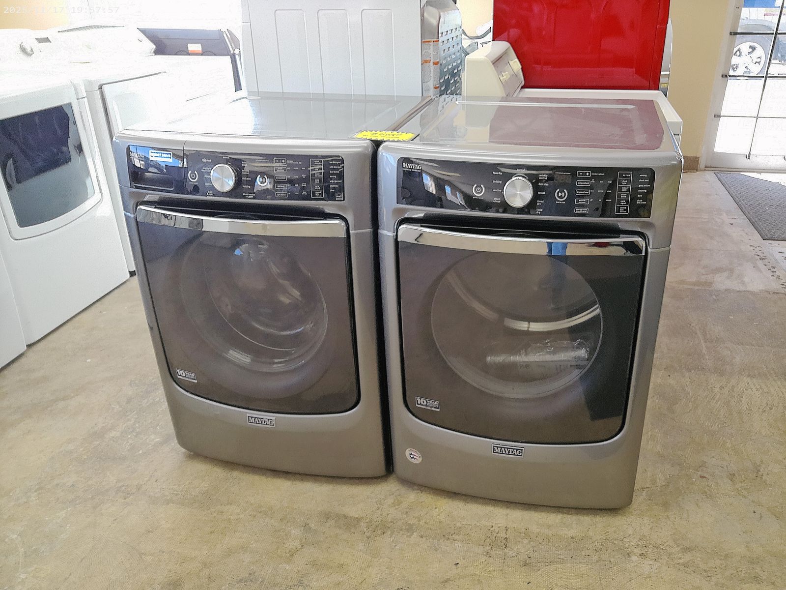 Maytag Front Load Washer and Electric Dryer~90 Day Guarantee