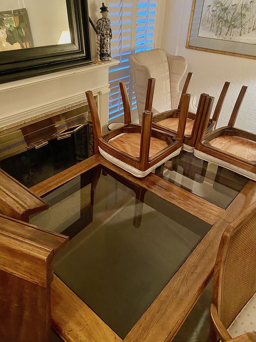 Vintage Walnut Dining Set