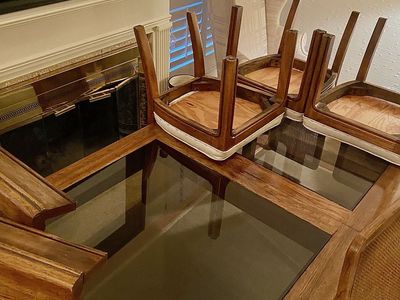 Vintage Walnut Dining Set