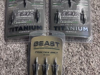 Beast Titanium Broadheads 2” Cut