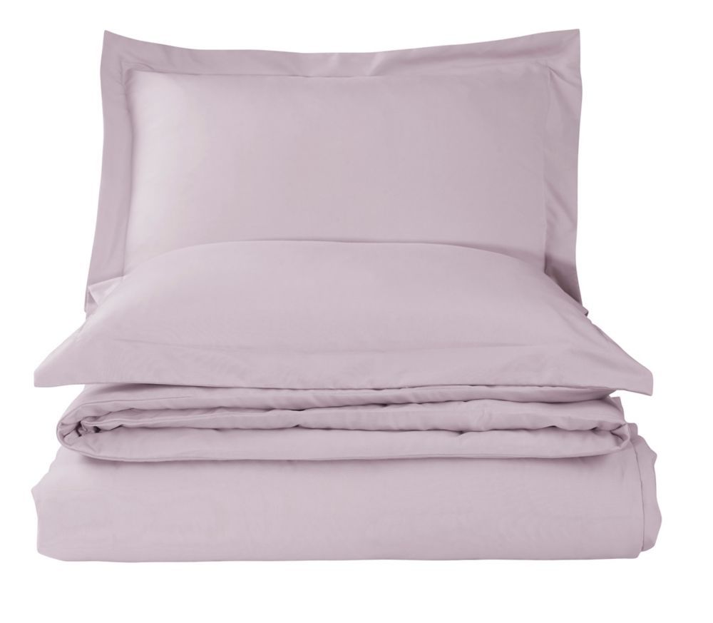 New Queen Ultra Soft Solid Duvet Cover Set