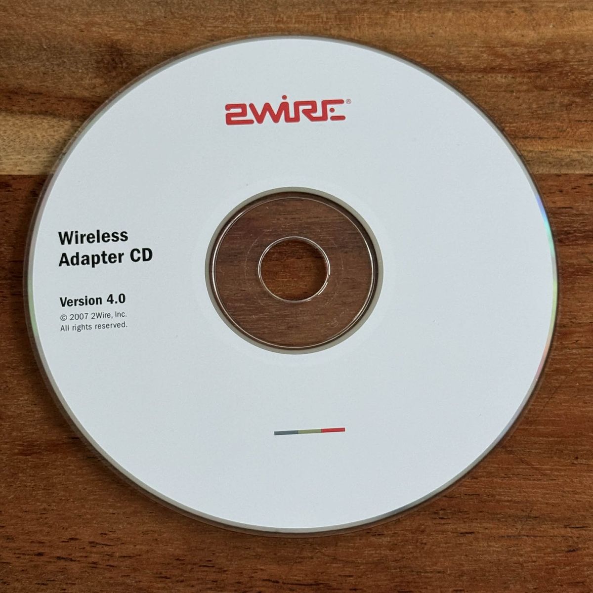 2Wire Wireless Adapter CD - Version 4.0 - 2007