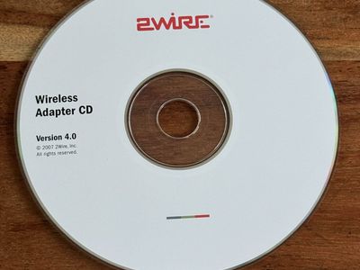 2Wire Wireless Adapter CD - Version 4.0 - 2007