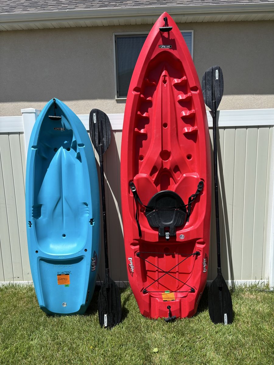 Lifetime Kayaks - 8 Ft Daylite & 6 Ft Wave
