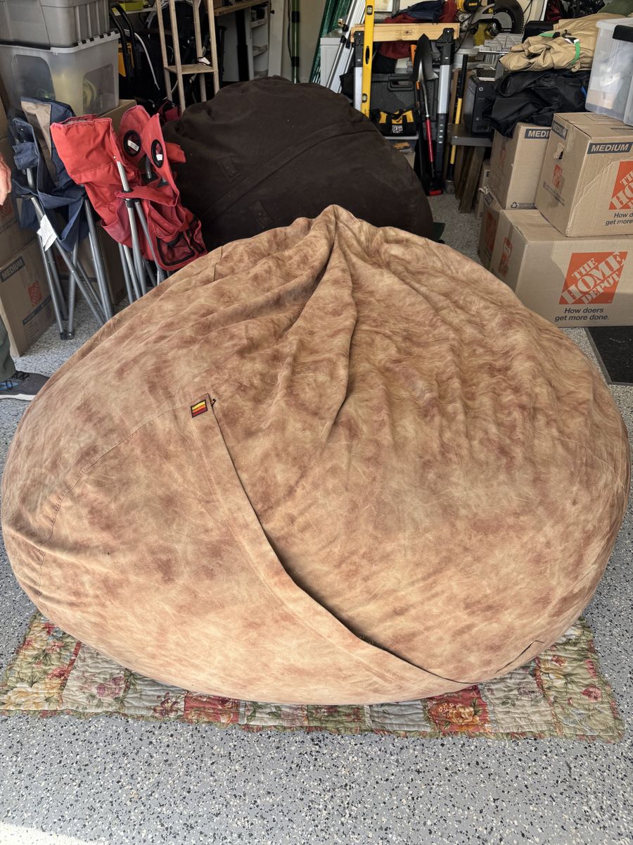 Lovesac SuperSac – Extra Large Brown Bean Bag