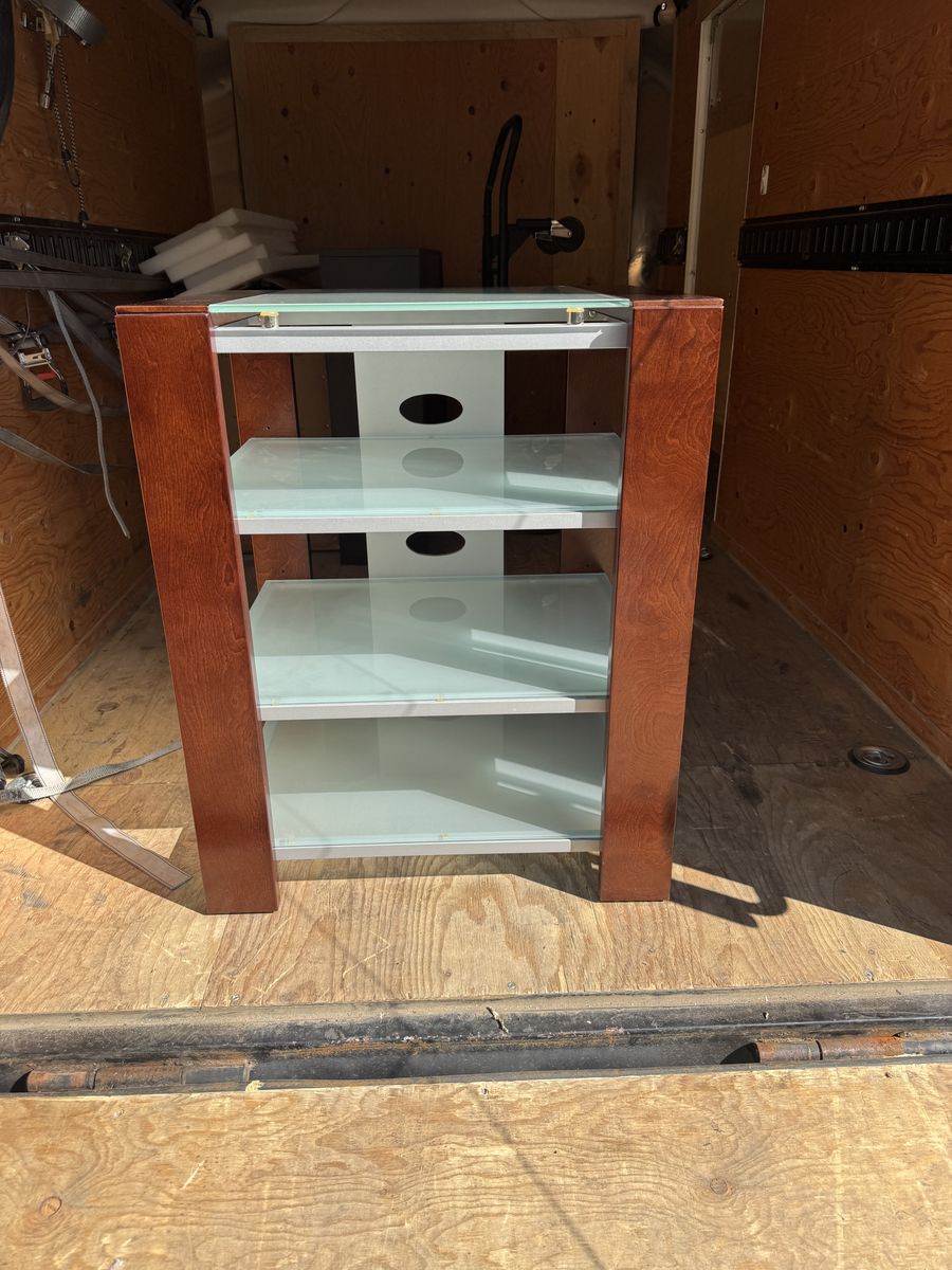 Mahogany TV/Component Stand