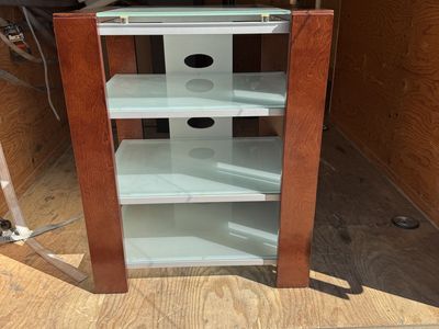 Mahogany TV/Component Stand