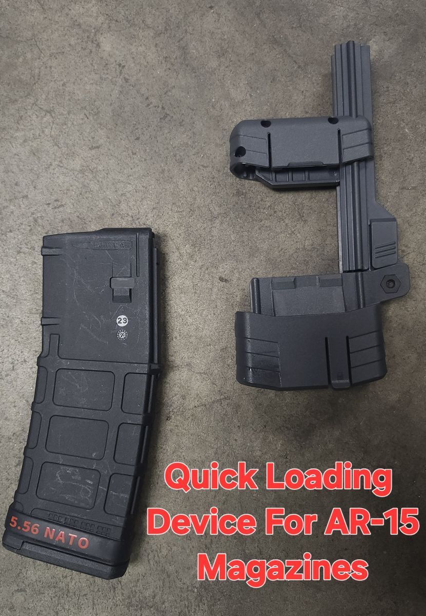 AR-15 magazines (30 rnds) & (60 rnds) with quick loading device
