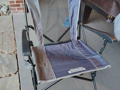 GCI Outdoor RoadTrip Rocker Portable Rocking Chair Grey x2