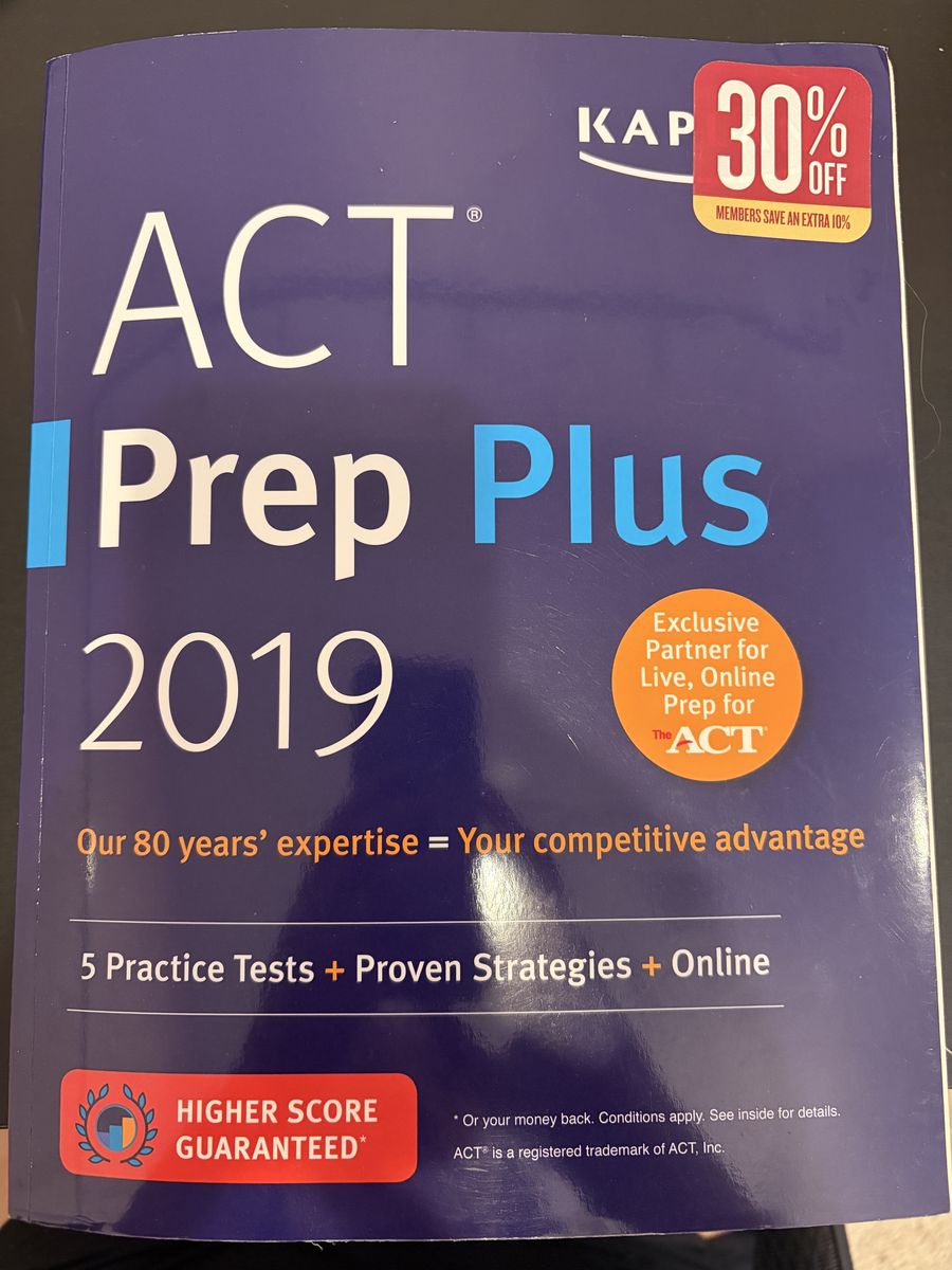 Kaplan ACT Prep Plus 2019: 5 Practice Tests, Strategies, Online Access