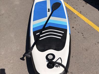 1 inflatable stand up paddleboard rental, $10 a day! Pump included!