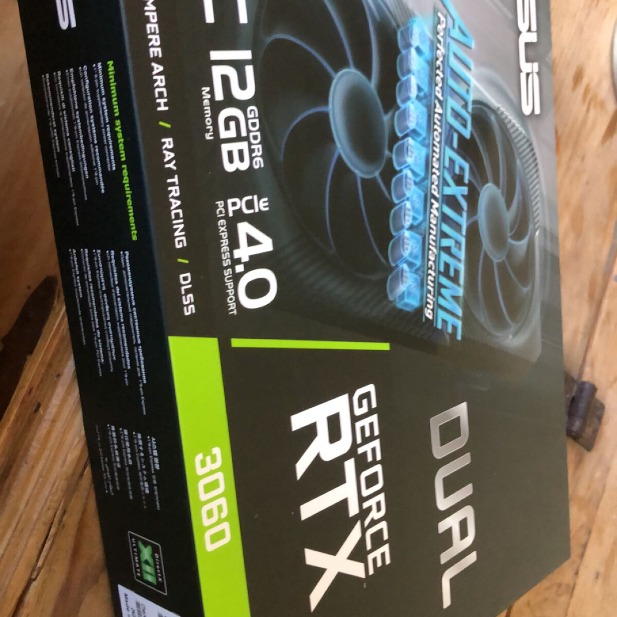 ASUS Geforce Rtx 3060 GPU