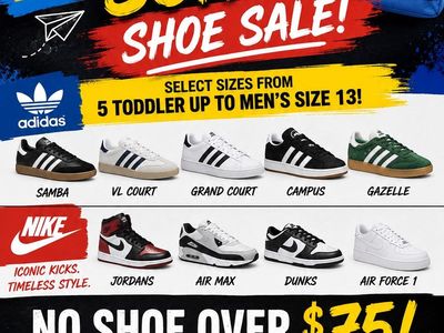 Nike and Adidas shoes