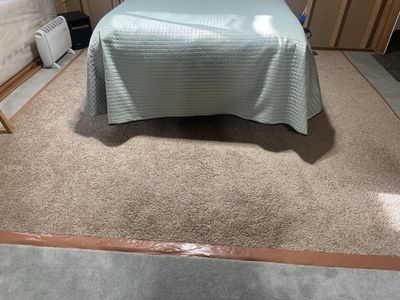Brown area rug