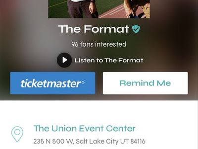 2 Tickets The Format Union Event Center April 11th