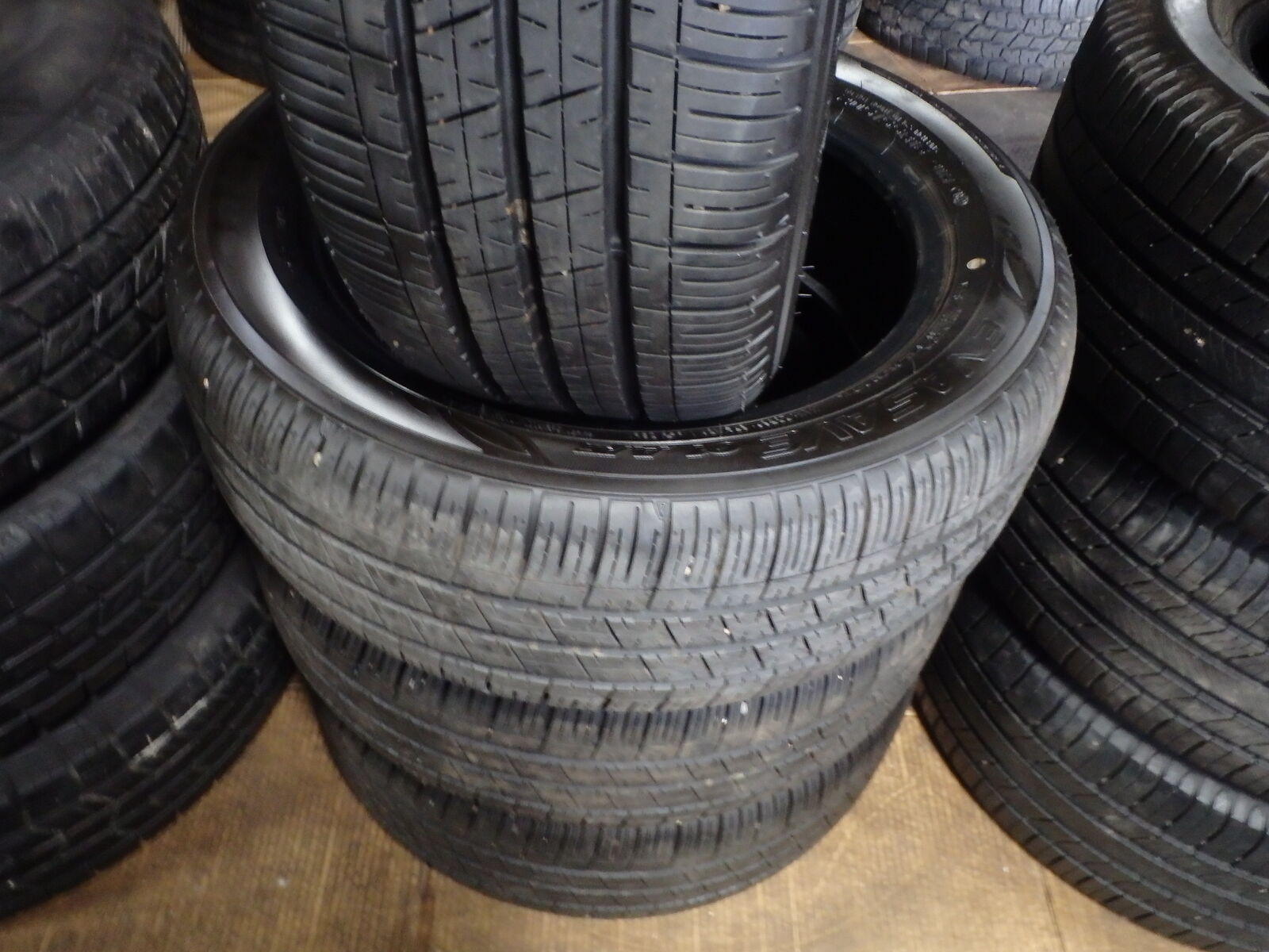 205/55R16 DUNLOP ENASAVE AS SET OF USED TIRES
