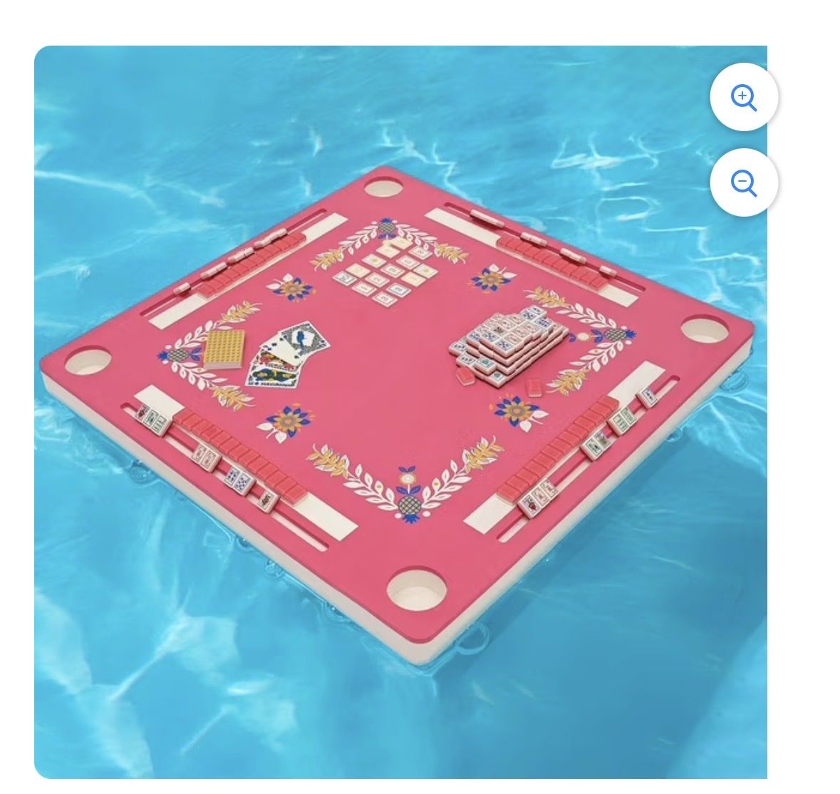 Pool mat for mahjong