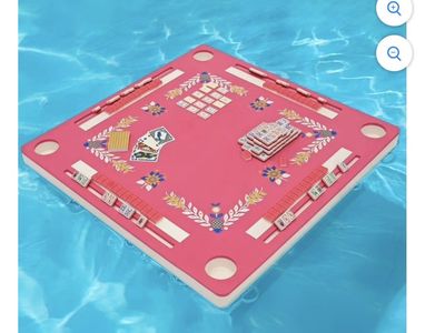 Pool mat for mahjong