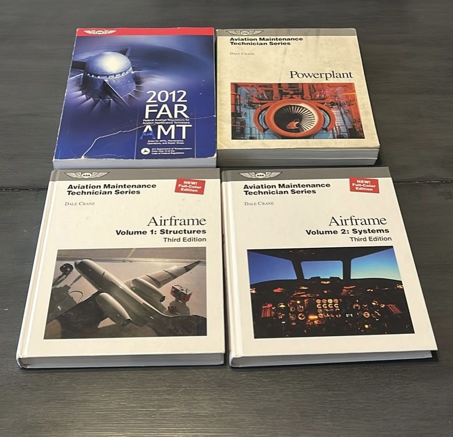Aviation Maintenance Technician Series FAR AMT Textbooks (4-Book Set)