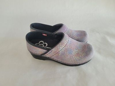 Sanita Women's Professional Clogs - Iridescent Shimmer, US Size 5.5-6 (EU 36)