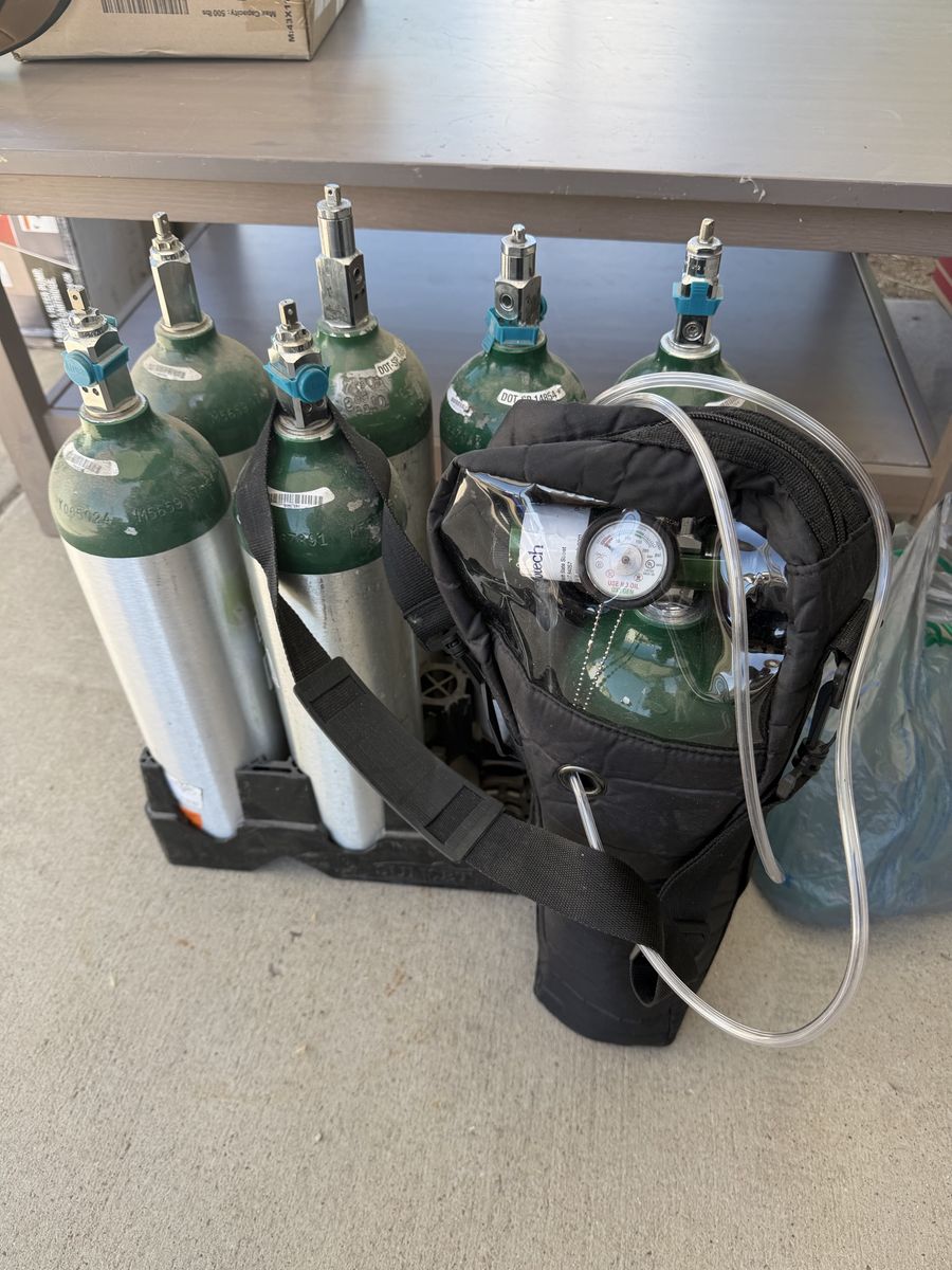 Portable O2 supplies