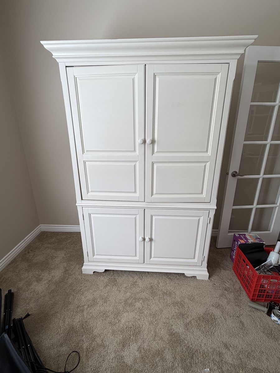 Entertainment Storage Cabinet or Armoire