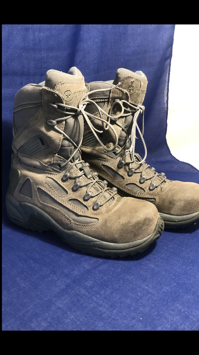 Converse Rapid Response Military Stealth Boot Comp Toe Womens Slip & Oil Resistant Boots - Size 7