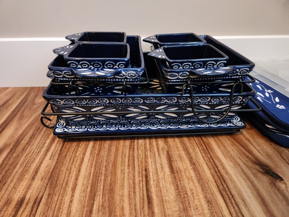 Temp-tations 9 piece bakeware set