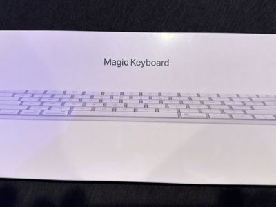 Apple Magic Keyboard with Numeric Keypad - US English - MK2ALL/A- Silver - New Sealed