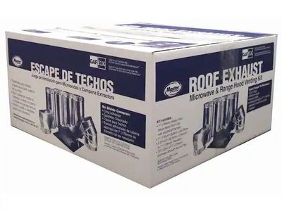 Master Flow 7-inch Roof Appliance Vent Kit designed for microwaves and range hoods.