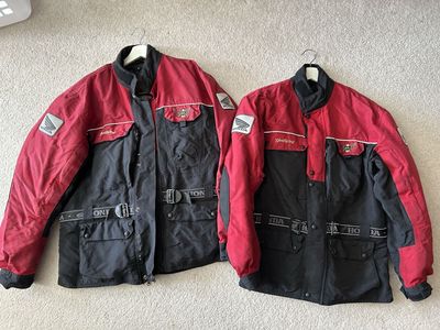 Honda Goldwing Rider Collection Motorcycle Jacket - Red & Black, XL & M, All-Weather