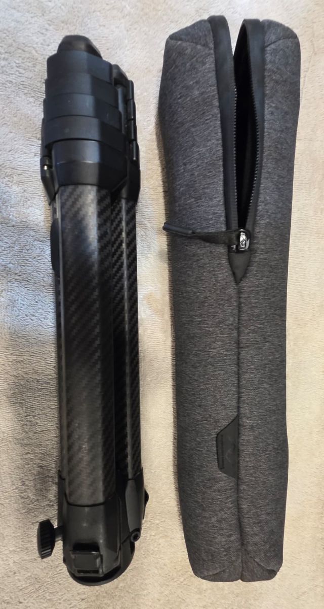 Peak Design Carbon Fiber Travel Tripod + Benro GX35 Arca-Swiss Ball Head — Excellent Condition